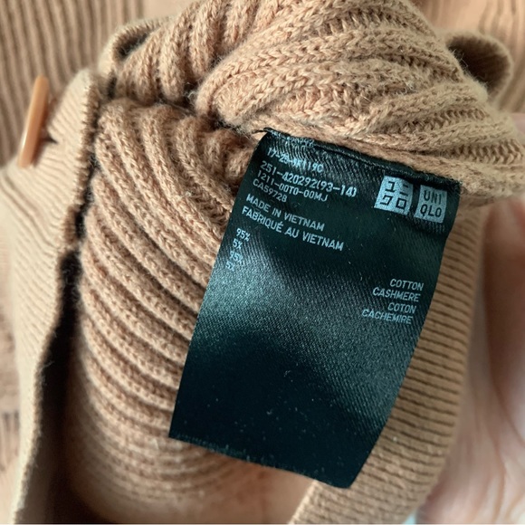 Cotton cashmere cardigan - Picture 6 of 7